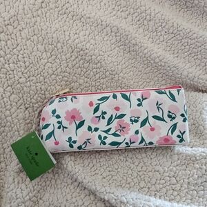 Kate Spade Pink Floral Stationary Set With Eraser Pencil Sharper And Ruler